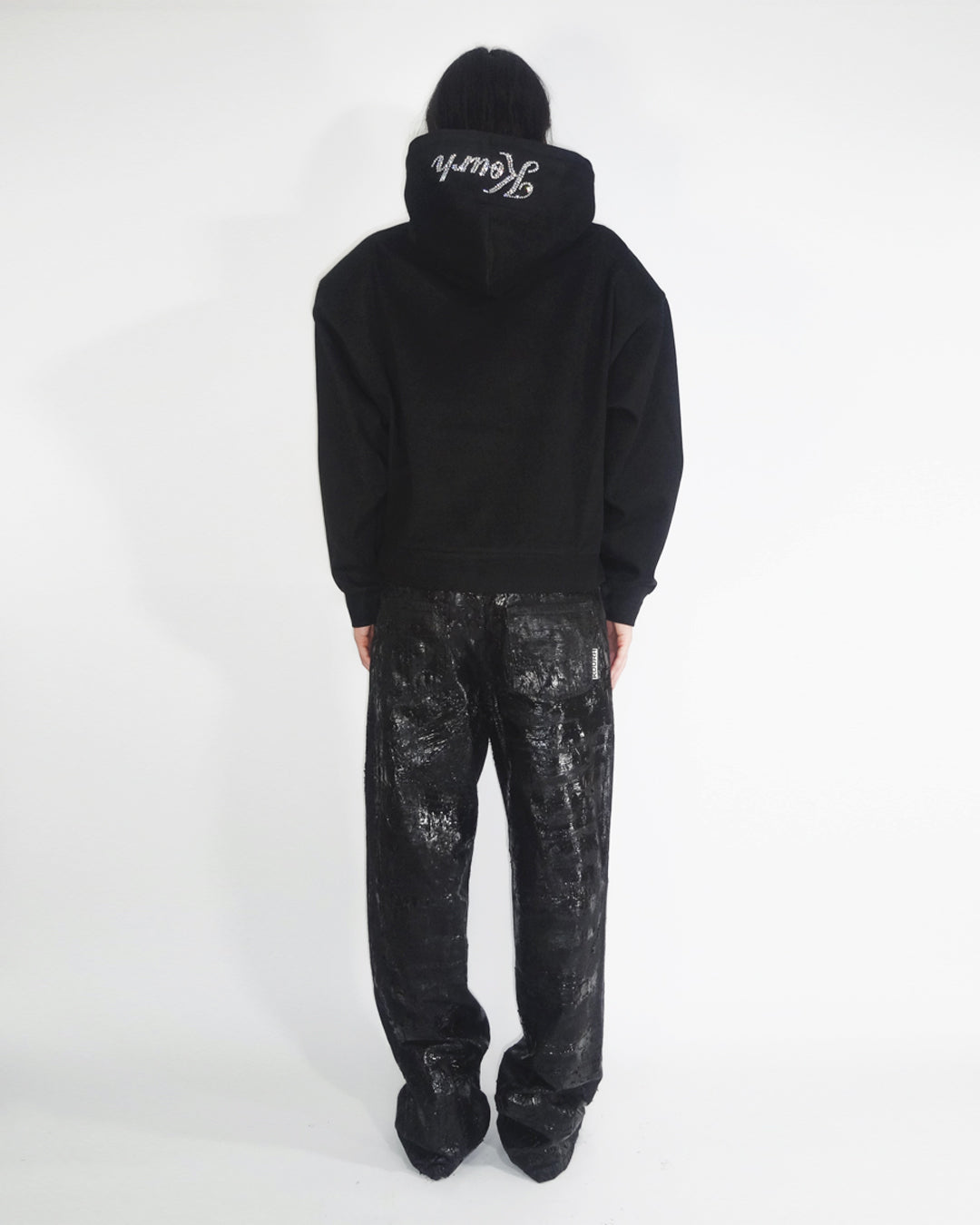 ICONS CRYSTAL HOODIE | BLACK
