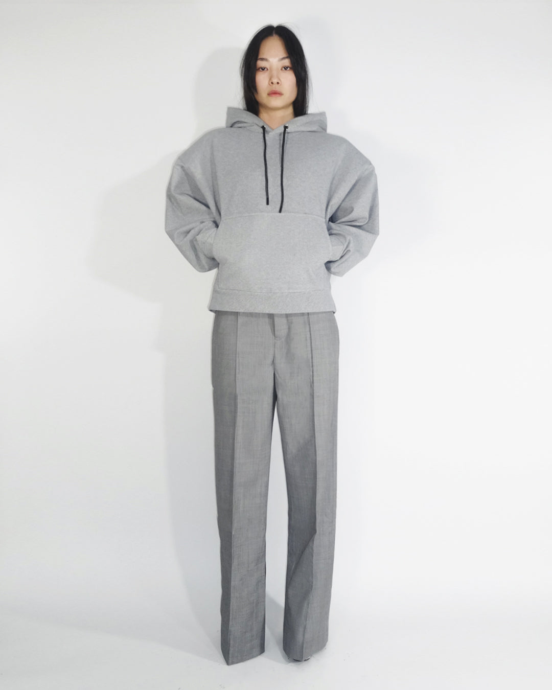 ICONS CRYSTAL HOODIE | GREYMARL