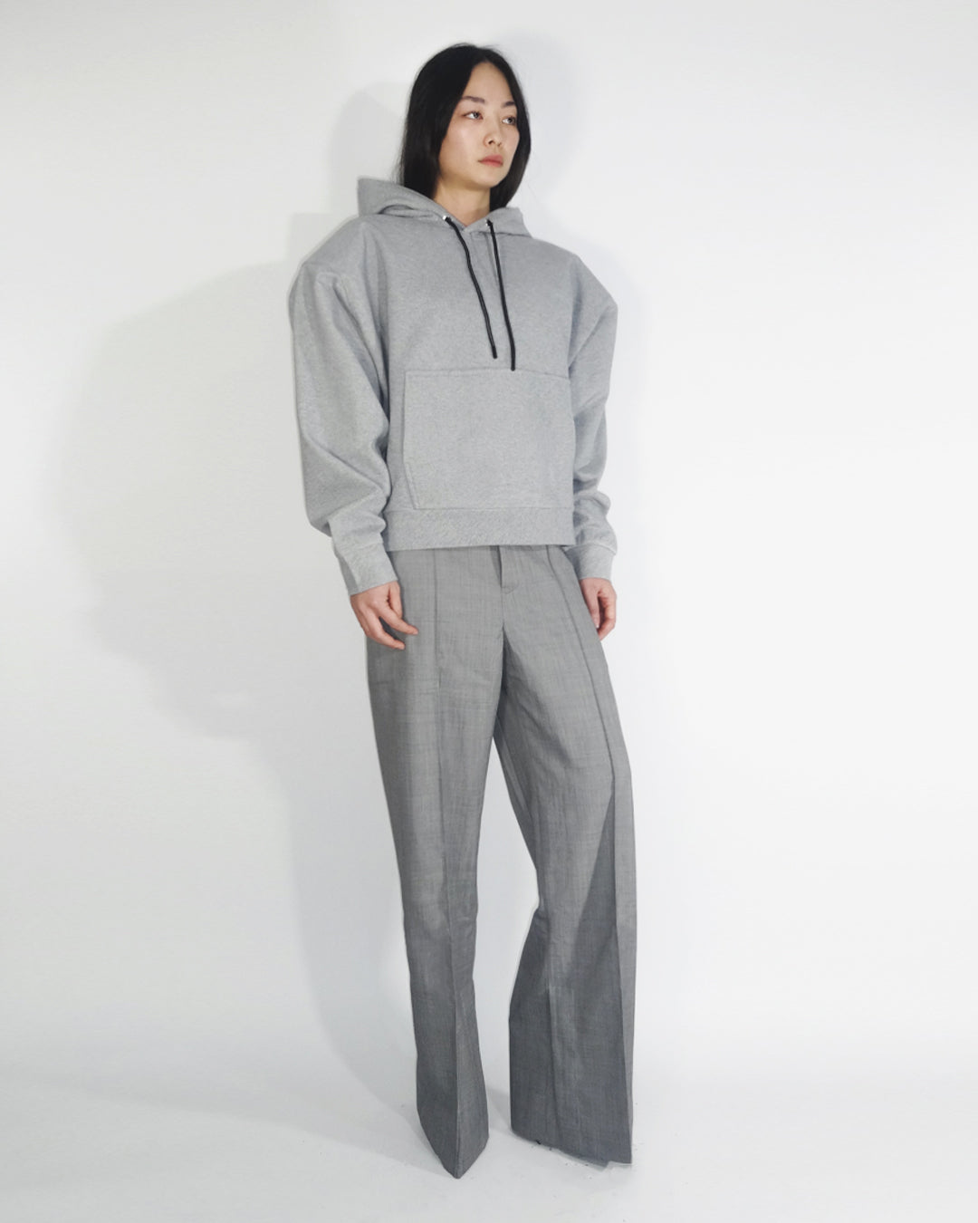 ICONS CRYSTAL HOODIE | GREYMARL