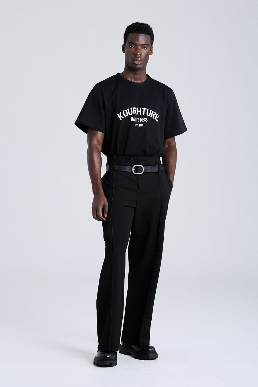 KOURHTURE TEE | BLACK