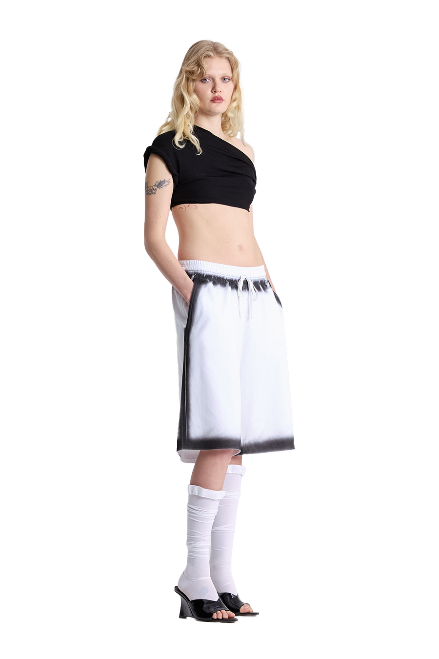 SPRAY SHORT | IVORY