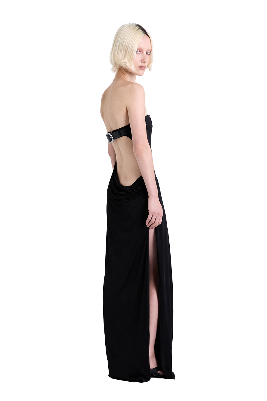 SPLICE MAXI DRESS | BLACK