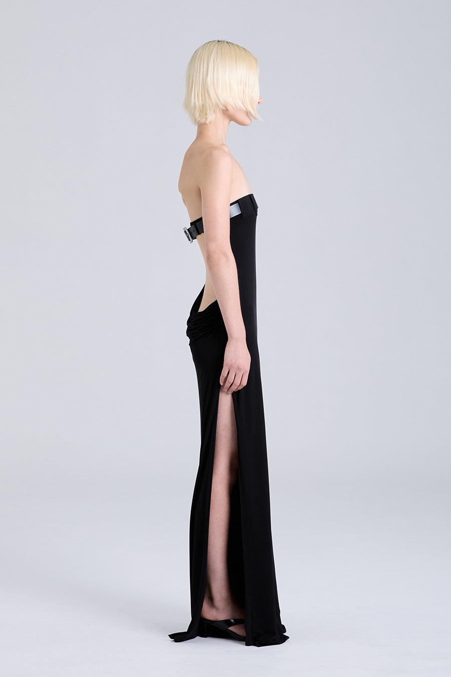 SPLICE MAXI DRESS | BLACK