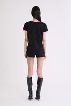 PUSS PUSS BABY TEE | BLACK