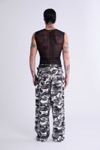 GRACIE MESH TANK | BLACK