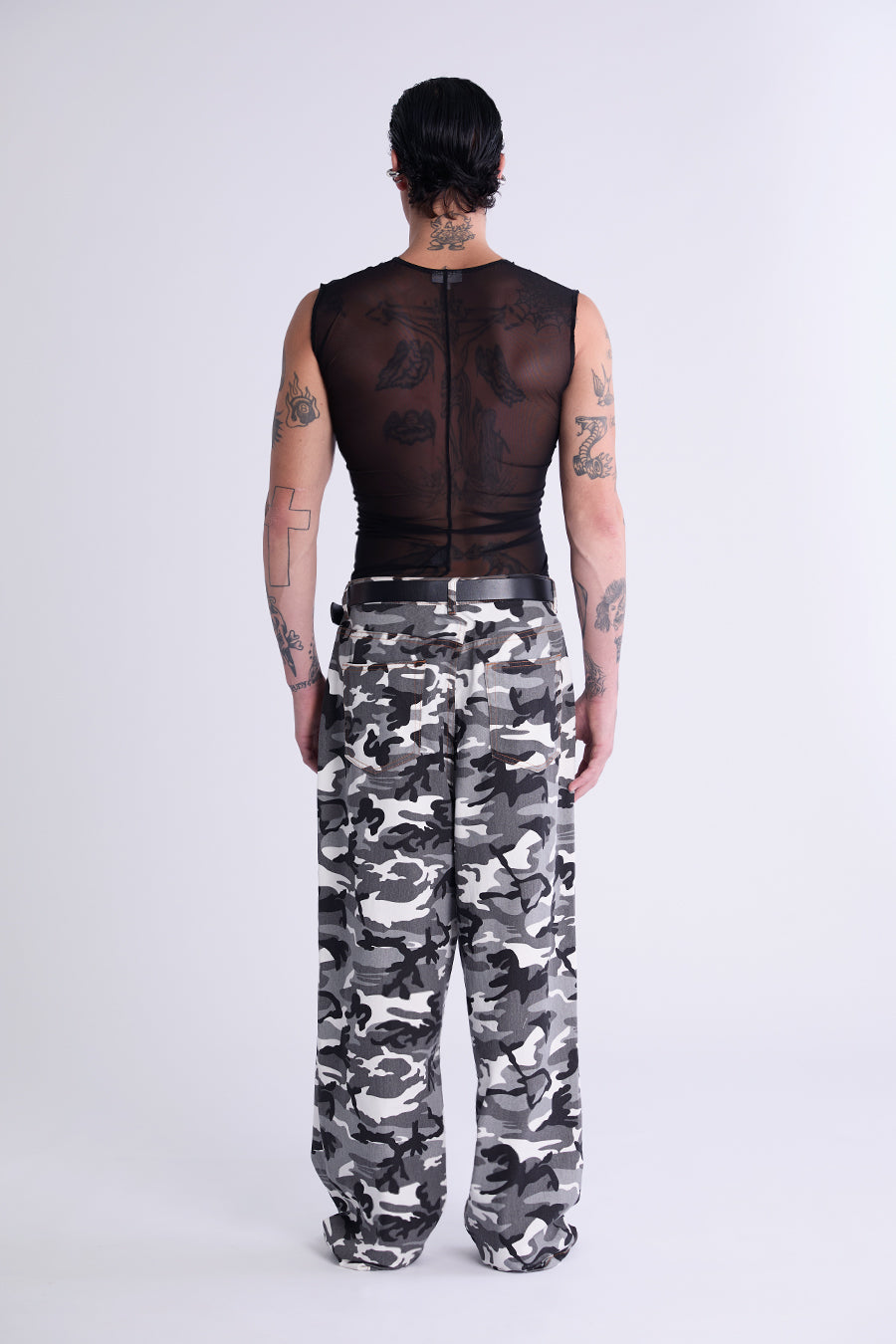 GRACIE MESH TANK | BLACK