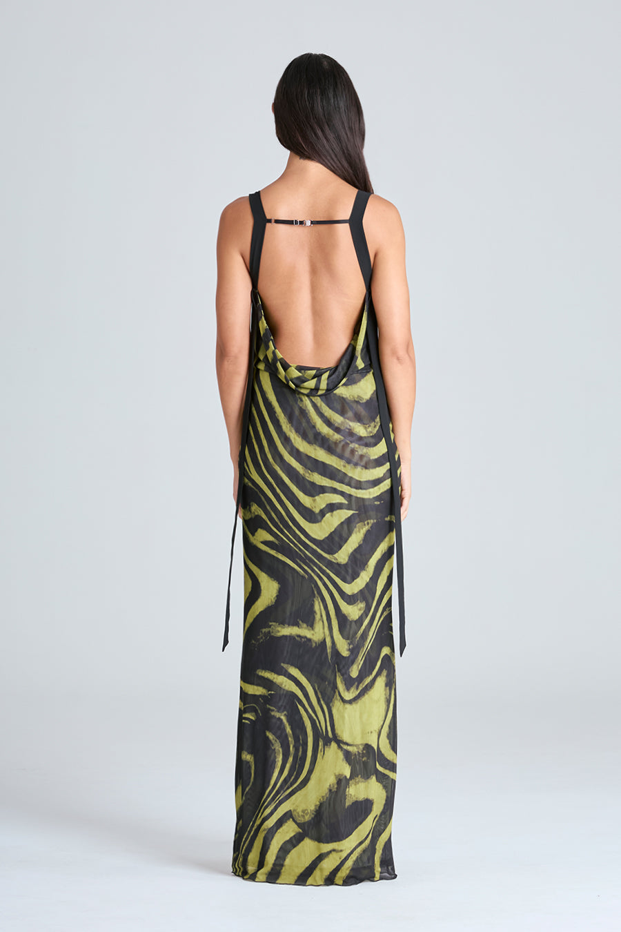 ARIA MAXI DRESS | ACID ZEBRA