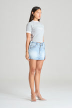 FRAGILE BABY TEE | GREY MARL
