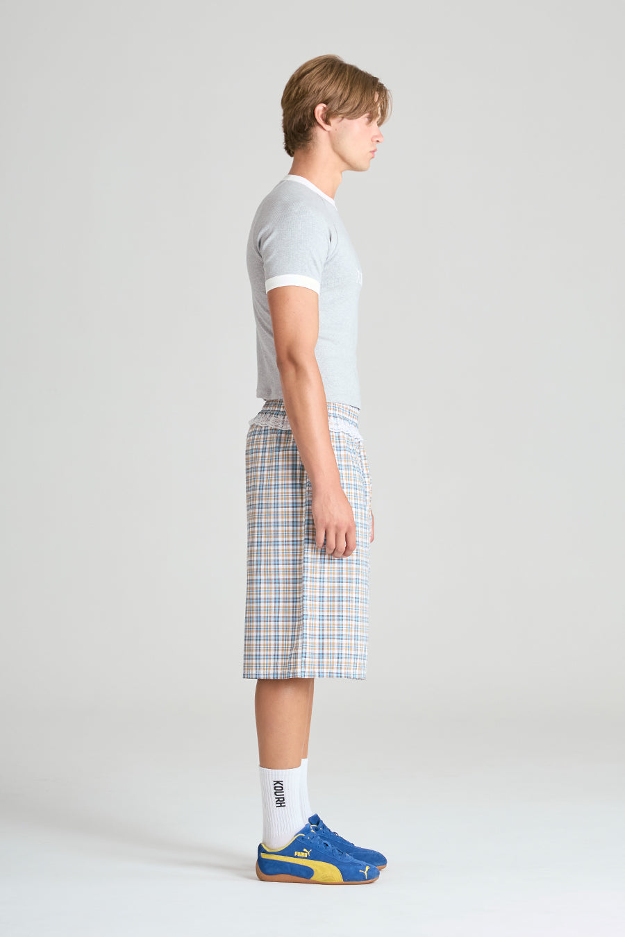 FRAGILE BABY TEE | GREY MARL