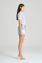 FRAGILE BABY TEE | GREY MARL