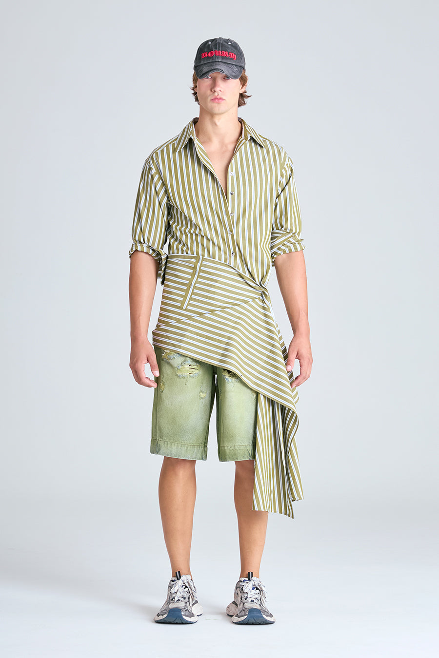 HEX SHIRT | PANDAN STRIPE