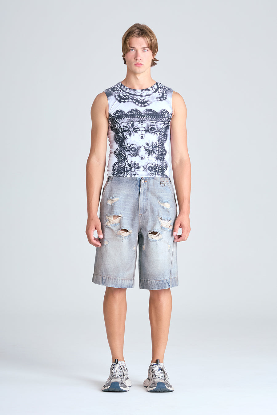 MOLTEN TANK | LACE PRINT