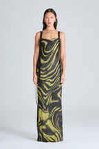 ARIA MAXI DRESS | ACID ZEBRA