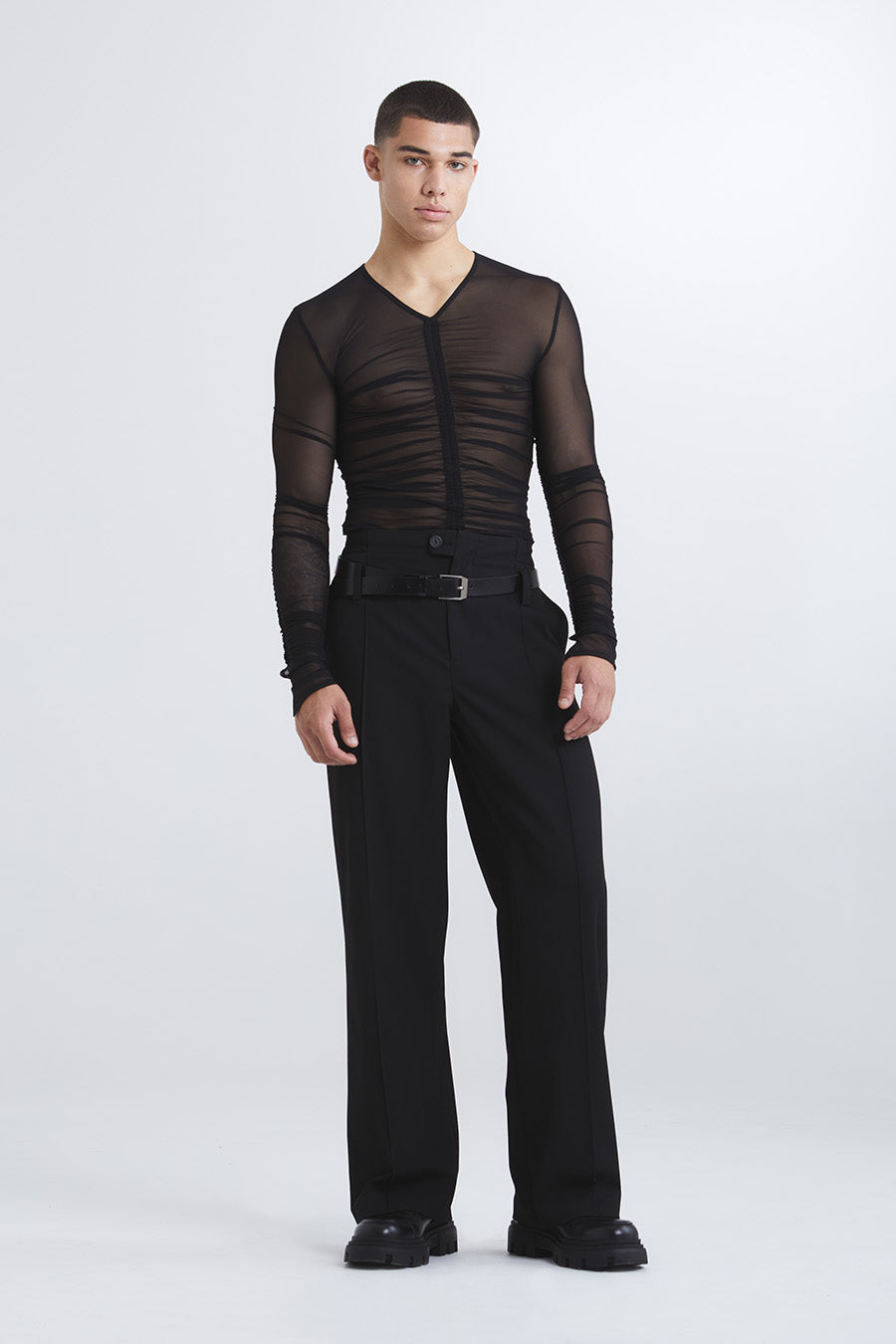 HAVOC MESH TOP | BLACK