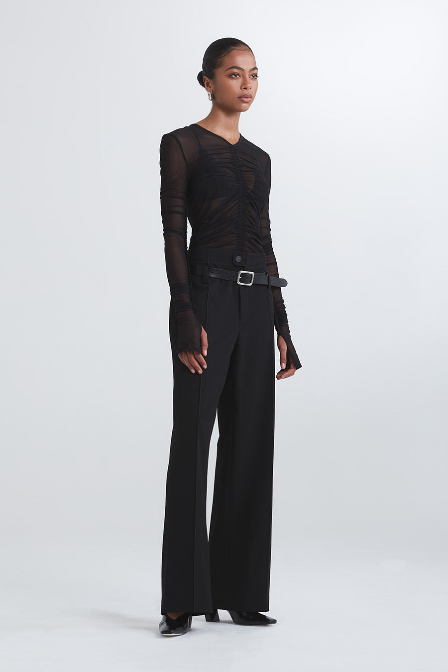 HAVOC MESH TOP | BLACK