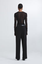 HAVOC MESH TOP | BLACK