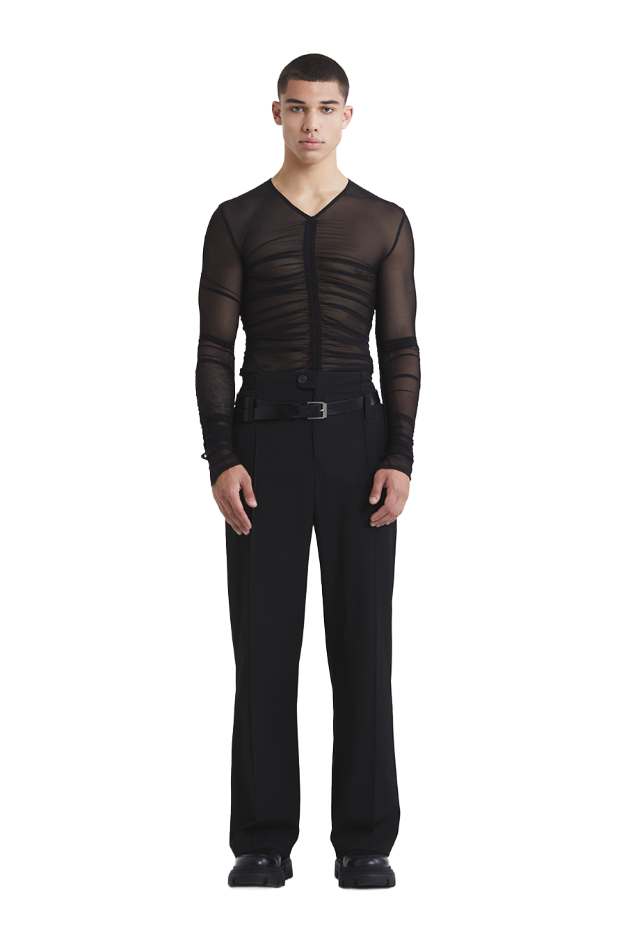 HAVOC MESH TOP | BLACK