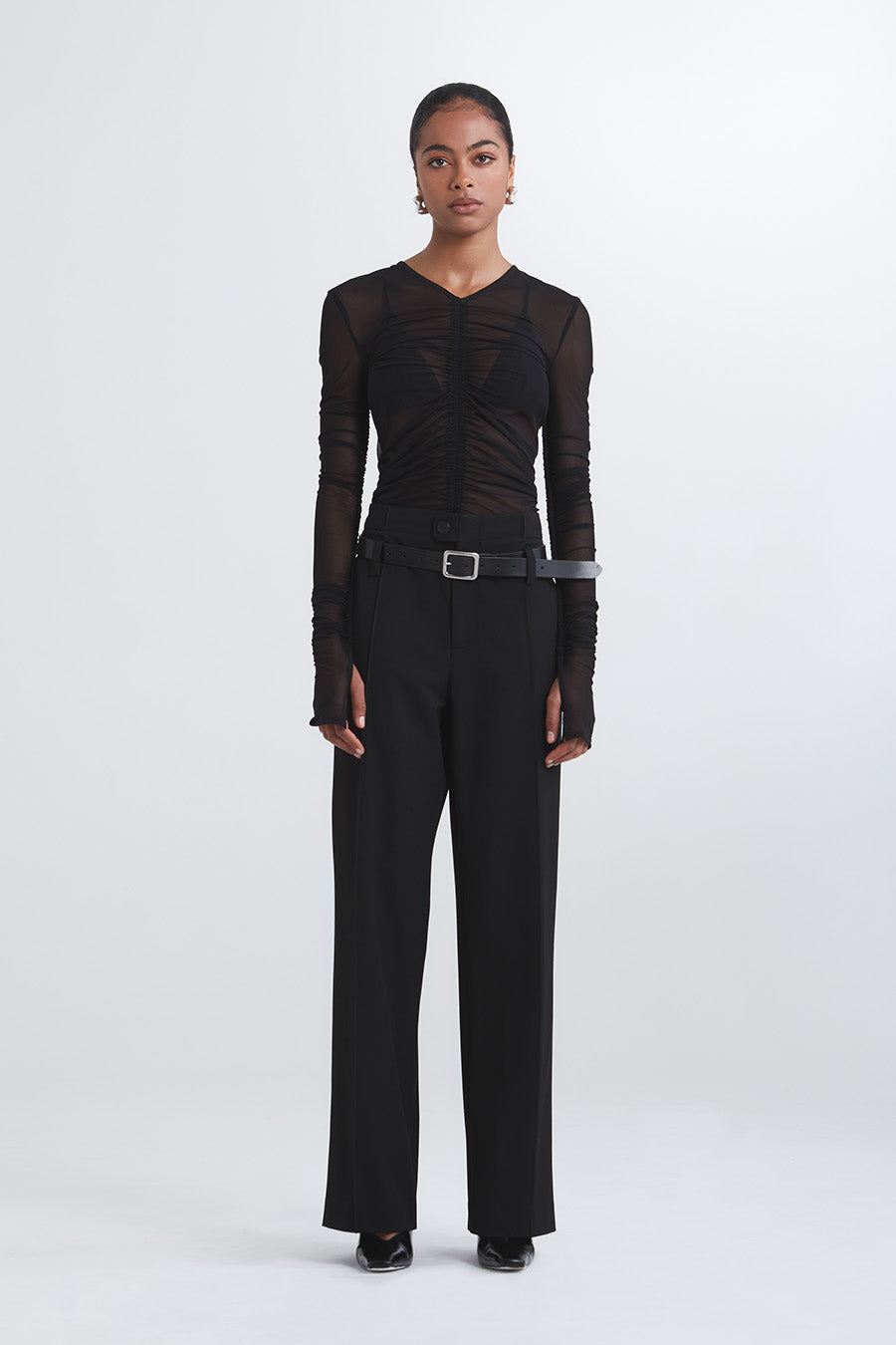HAVOC MESH TOP | BLACK