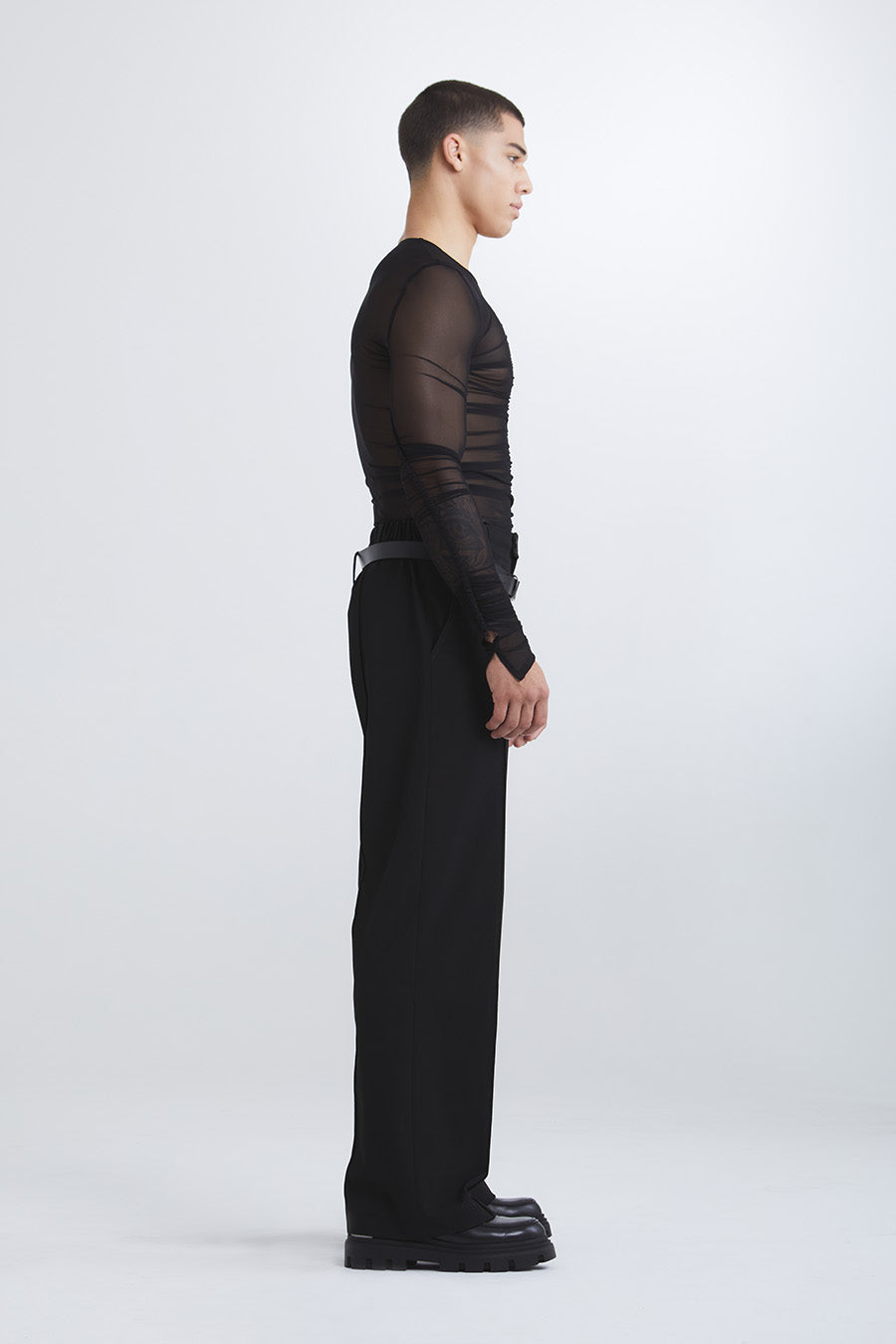 HAVOC MESH TOP | BLACK