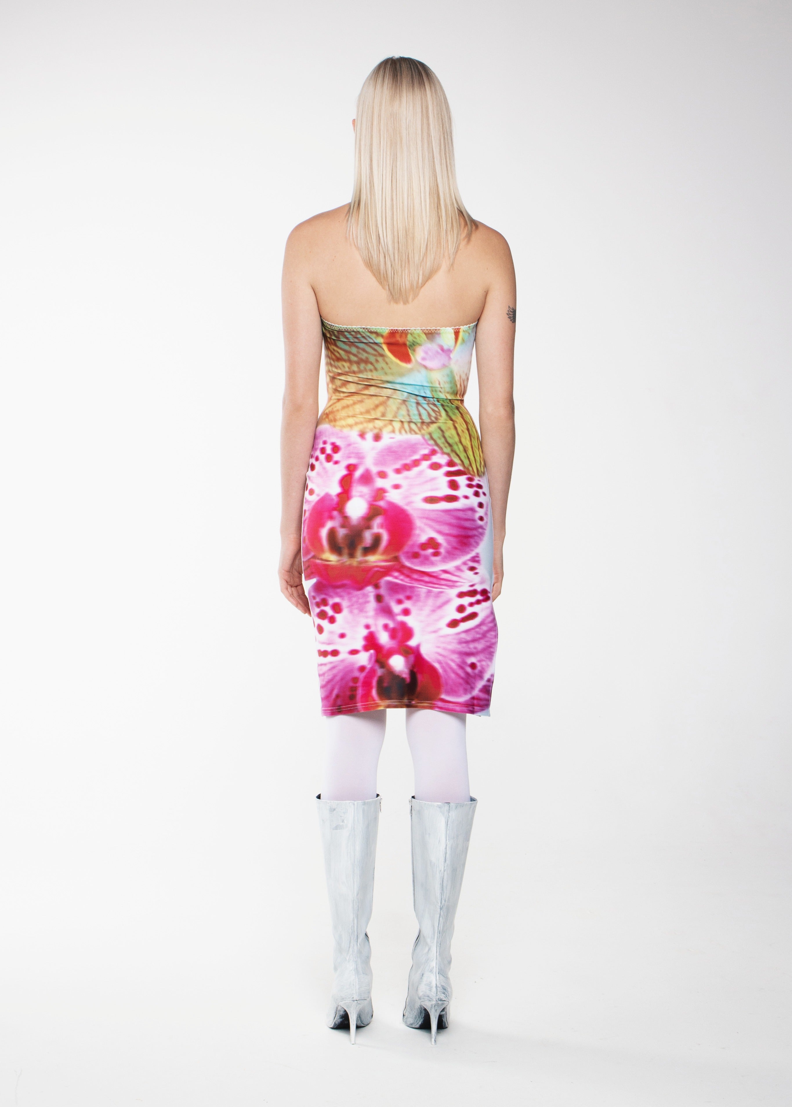 ORCHID TUBE DRESS | ORCHID PRINT