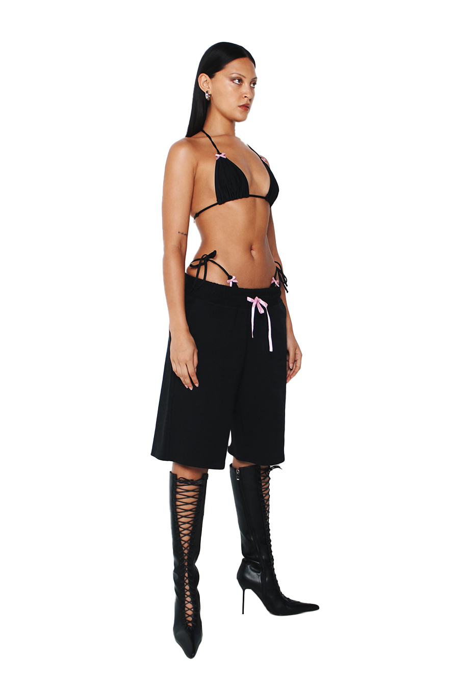 KOURH BOW SHORT | BLACK