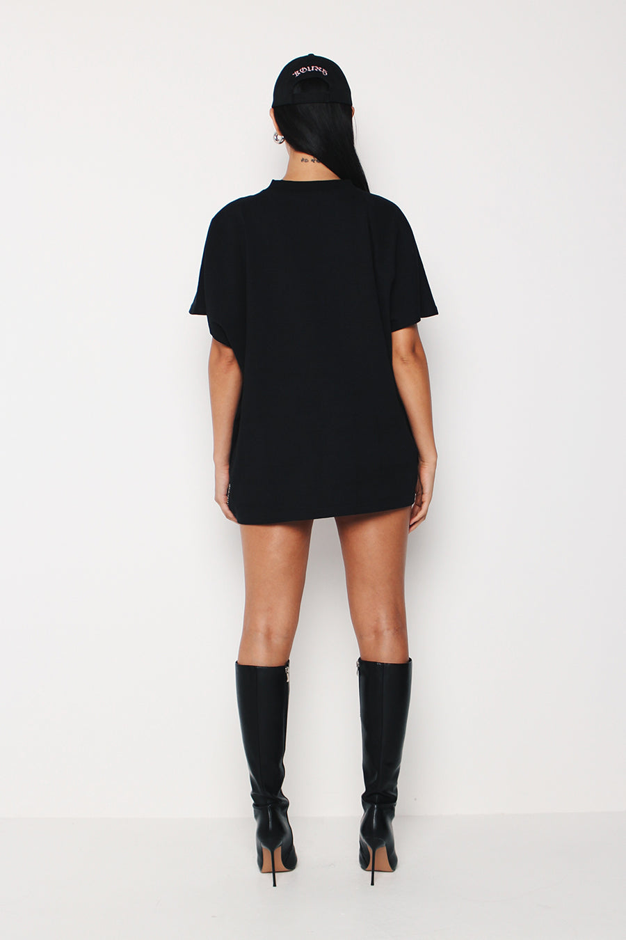 KOURH BOW TEE | BLACK