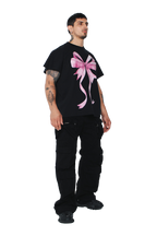 KOURH BOW TEE | BLACK
