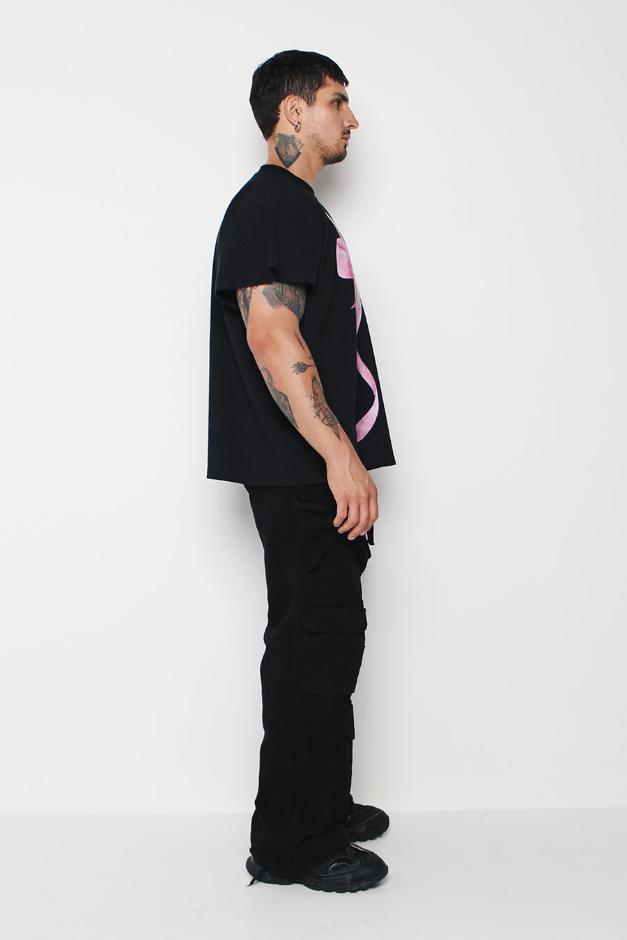 KOURH BOW TEE | BLACK