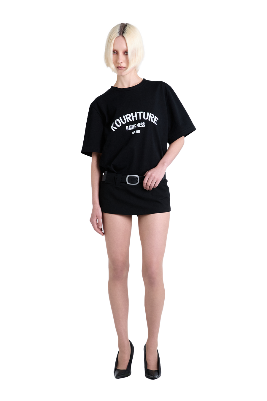 KOURHTURE TEE | BLACK