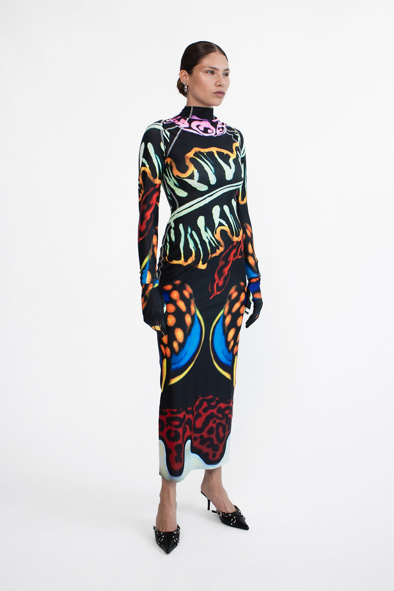 LATIRUS MIDI DRESS | PRINT