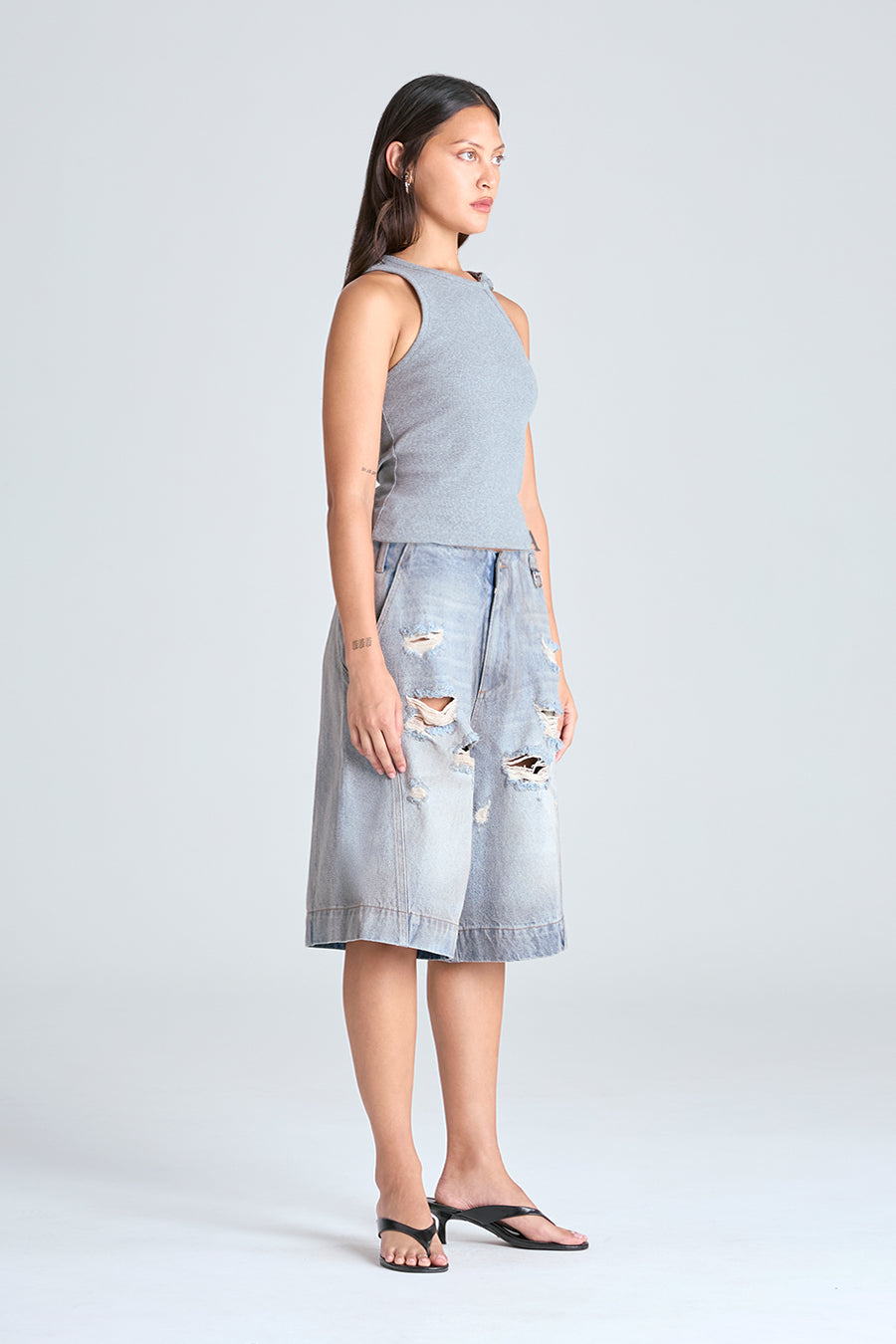 JINX TANK  | GREY MARL