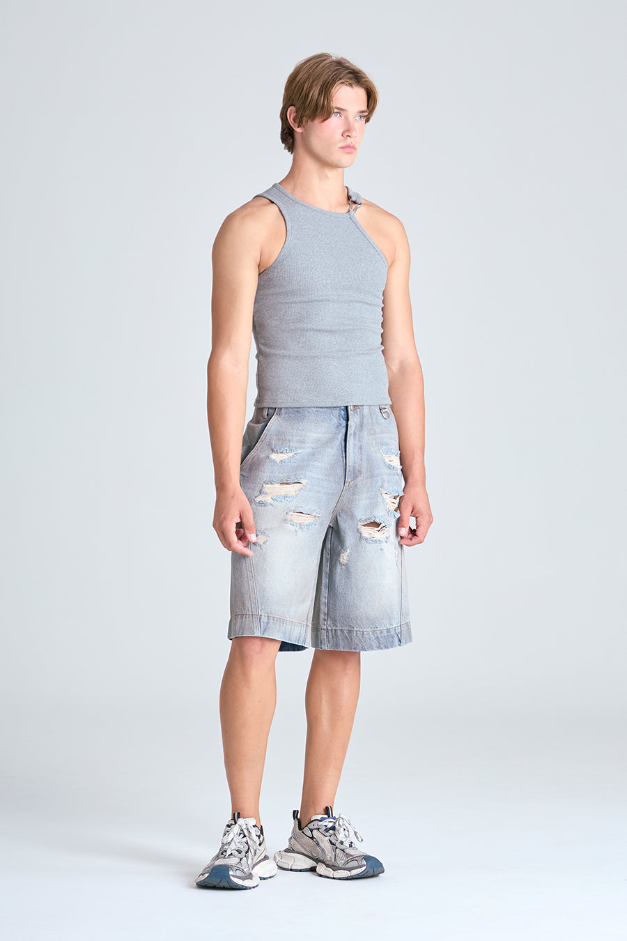 JINX TANK  | GREY MARL