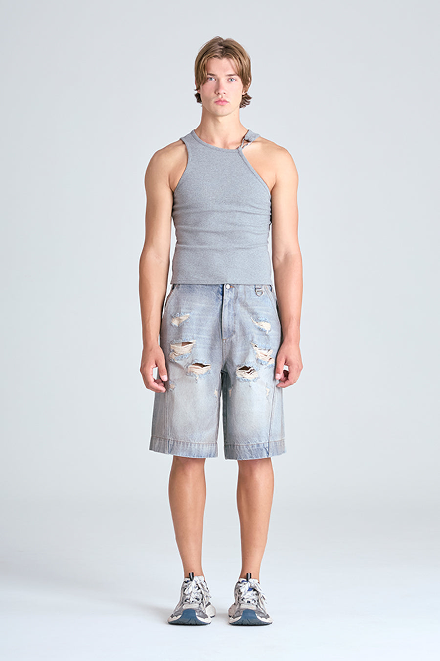 JINX TANK  | GREY MARL