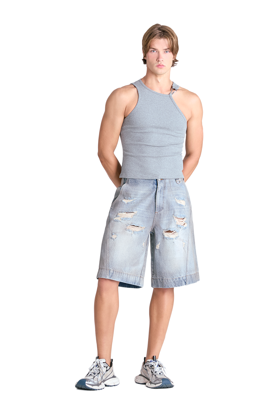 JINX TANK  | GREY MARL