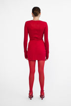 MANTA MINI DRESS | RED