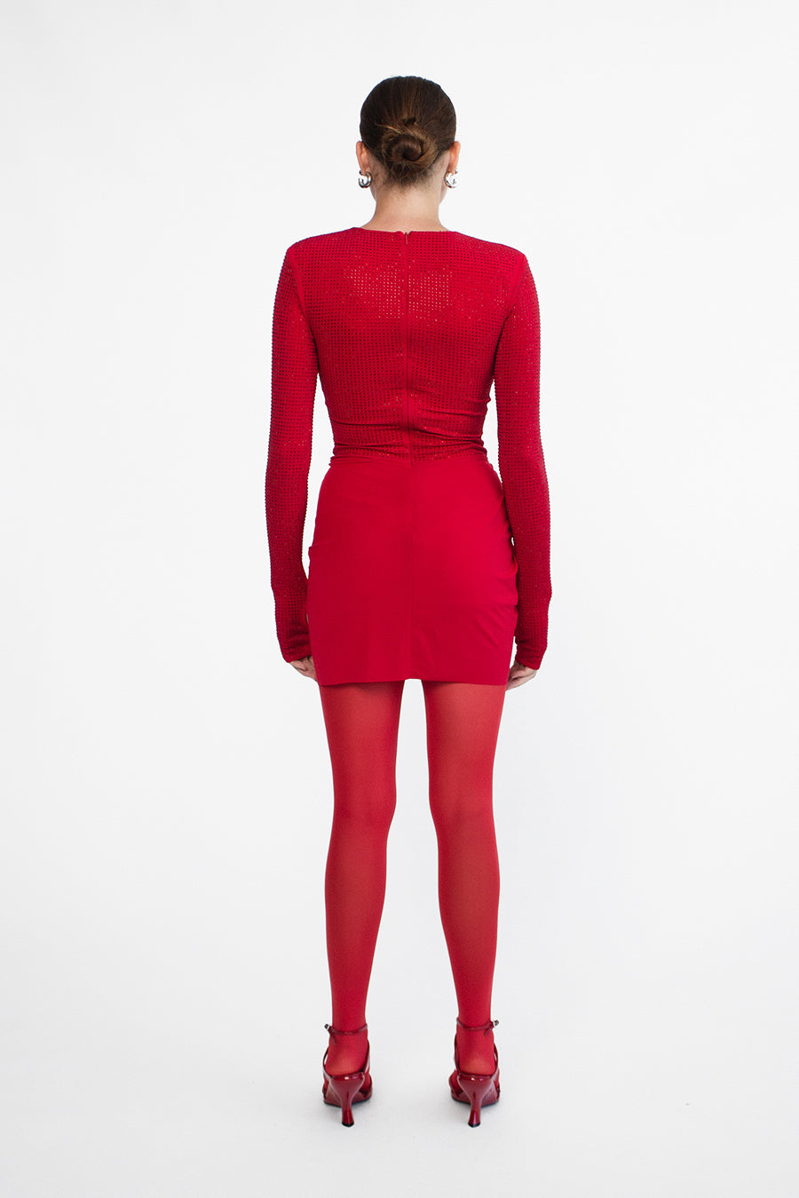 MANTA MINI DRESS | RED