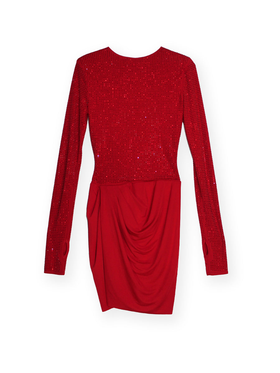 MANTA MINI DRESS | RED
