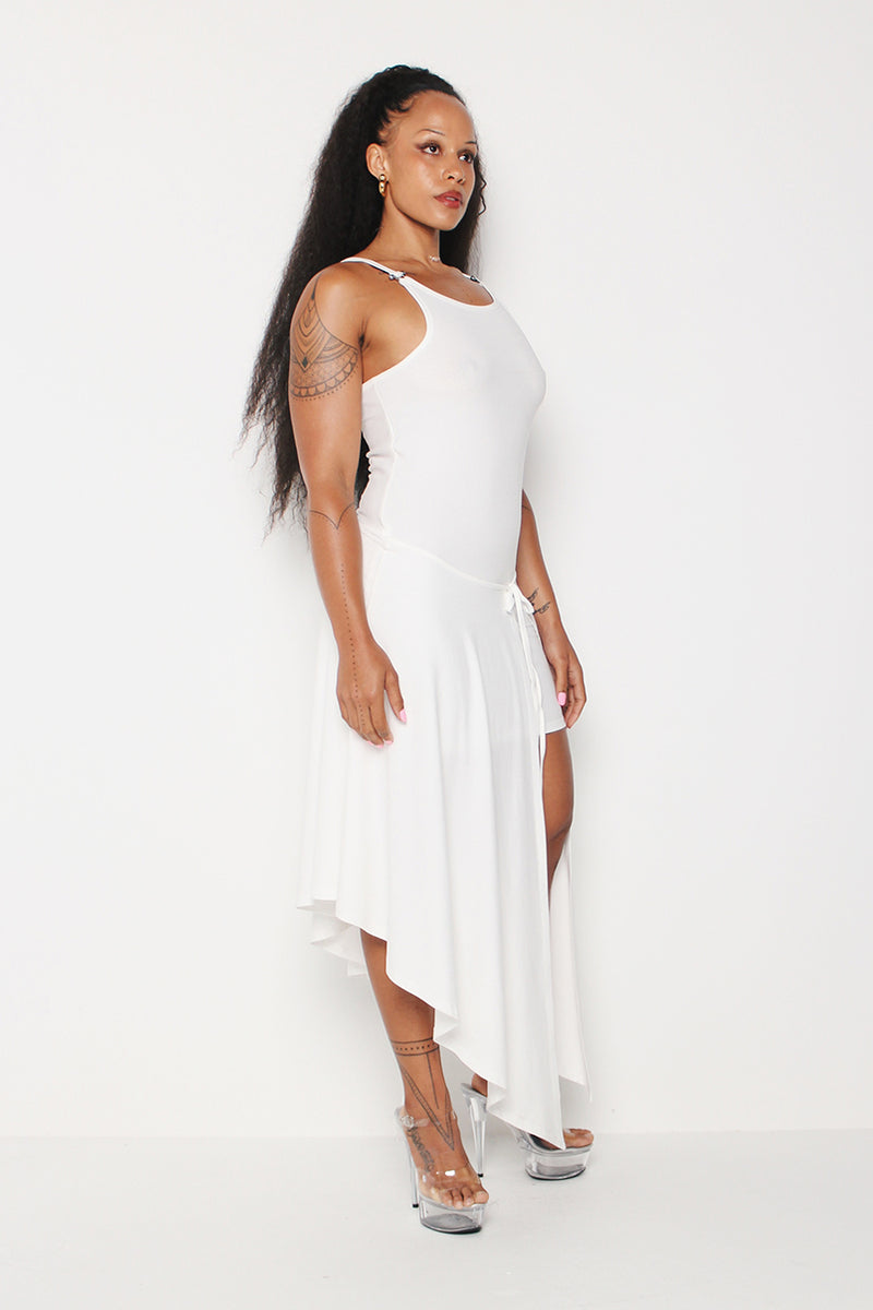 MANTA TANK DRESS | IVORY