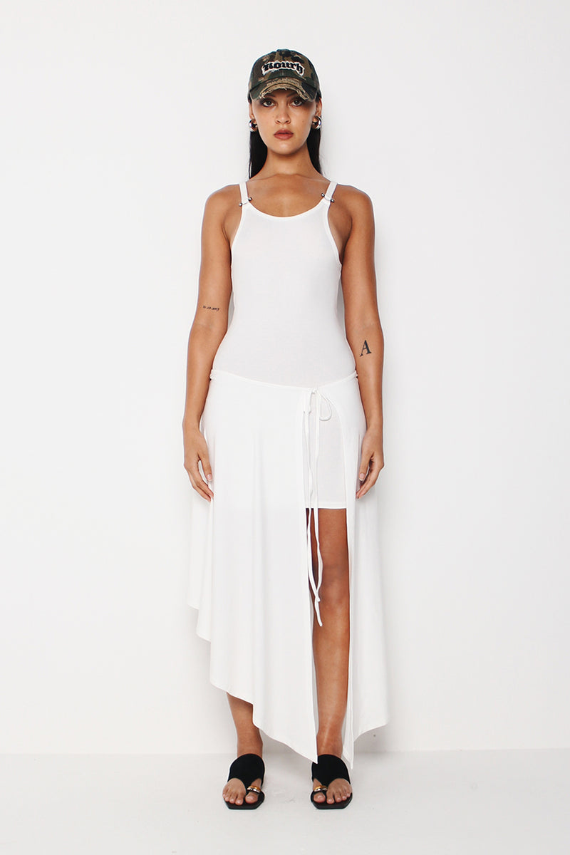 MANTA TANK DRESS | IVORY