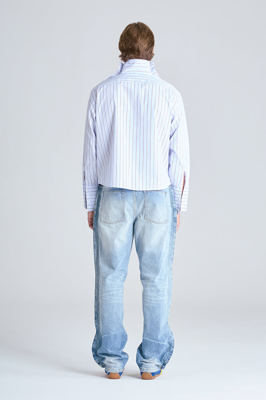 MARBLE SHIRT | BLUE STRIPE