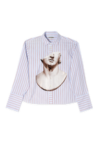 MARBLE SHIRT | BLUE STRIPE