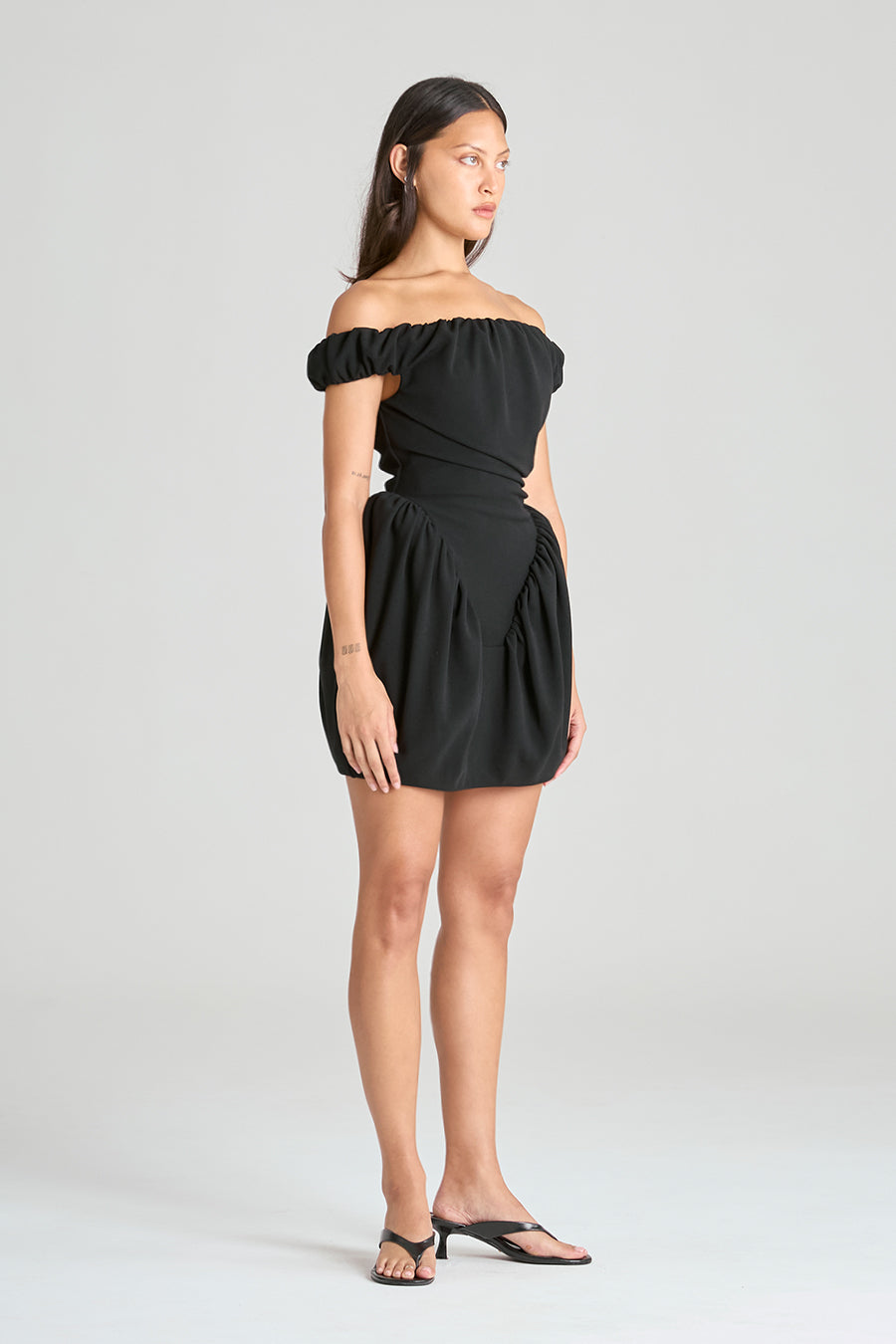 MONOLITH MINI DRESS | BLACK
