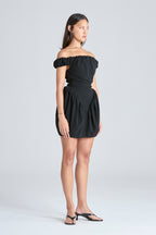 MONOLITH MINI DRESS | BLACK