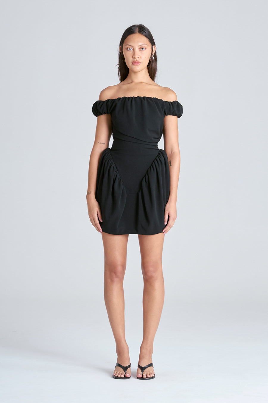 MONOLITH MINI DRESS | BLACK
