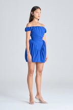 MONOLITH MINI DRESS | COBALT