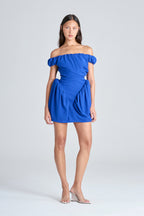 MONOLITH MINI DRESS | COBALT