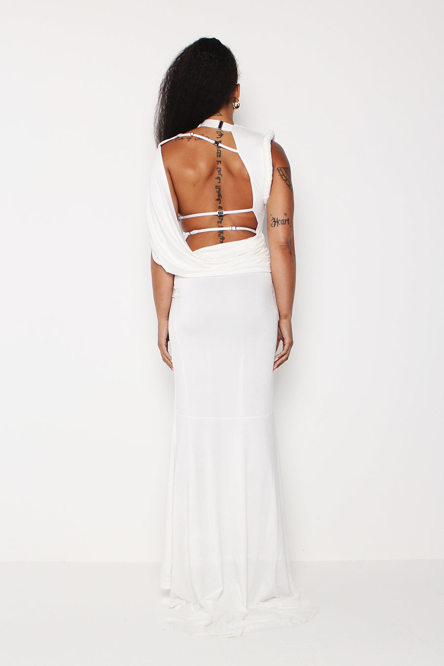 NEON MAXI DRESS | IVORY