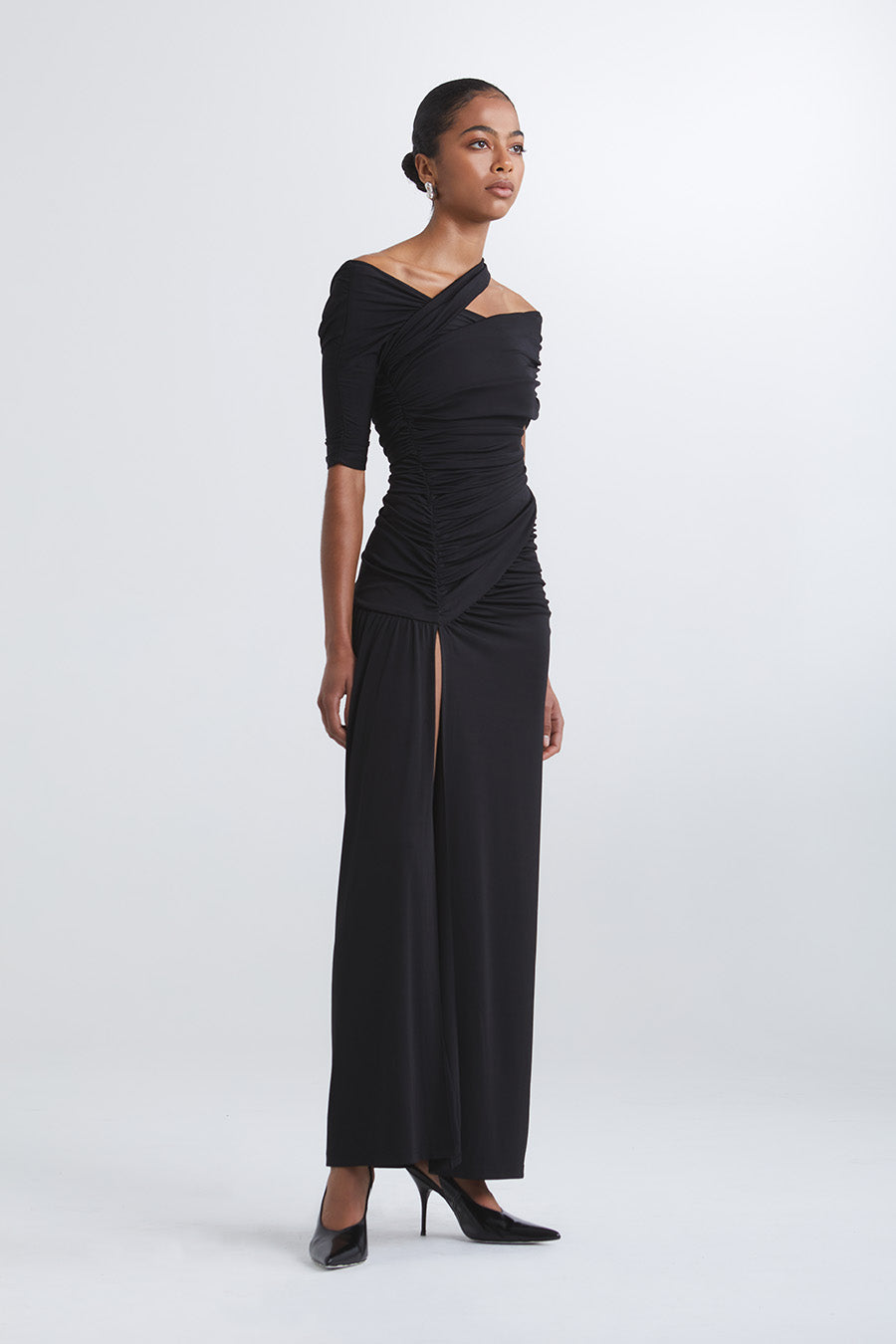 NOVA MIDI DRESS | BLACK