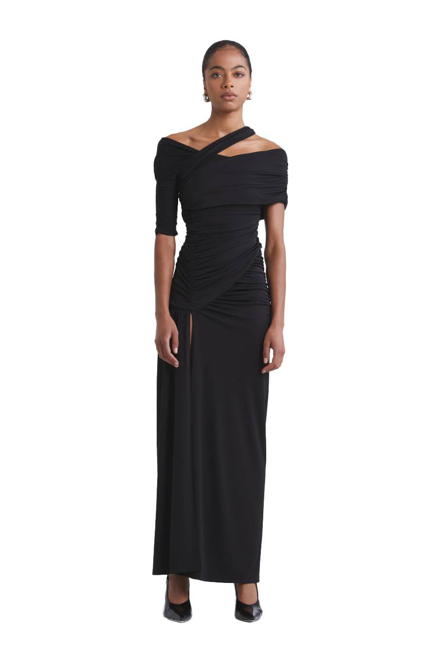 NOVA MIDI DRESS | BLACK