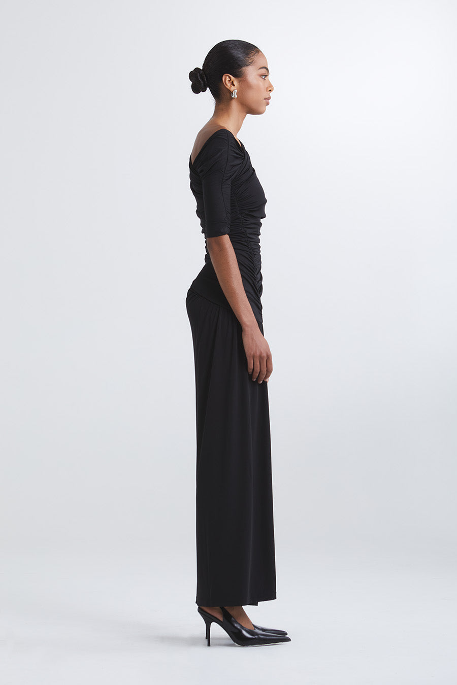 NOVA MIDI DRESS | BLACK